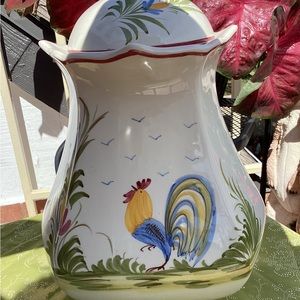 BEAUTIFUL PORTUGAL ROOSTER CANNISTER